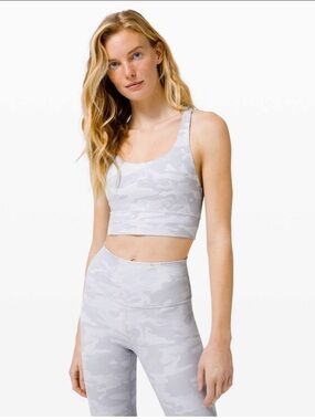 lululemon athletica Gray Camo Energy Bra